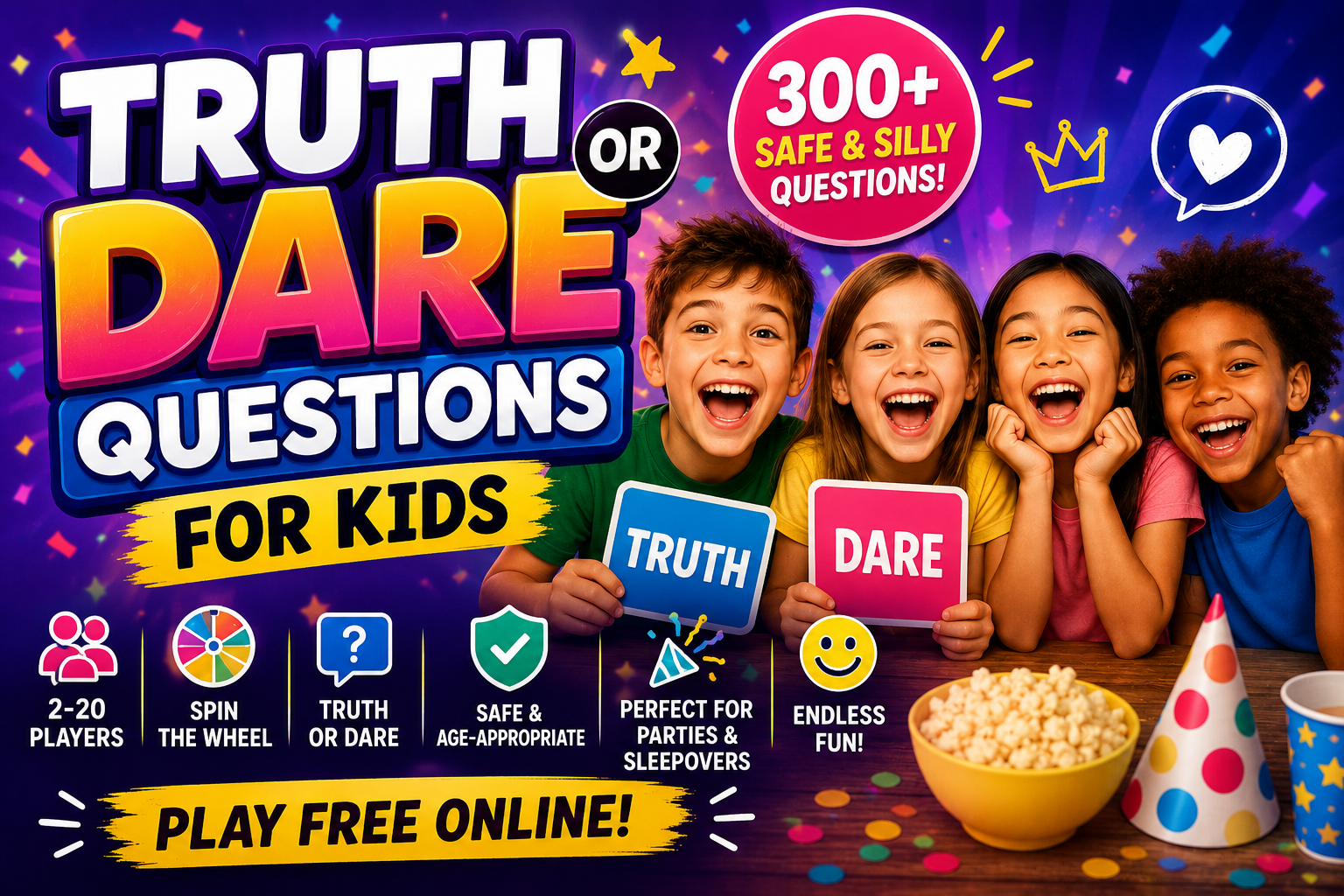 Truth or Dare Questions for Kids